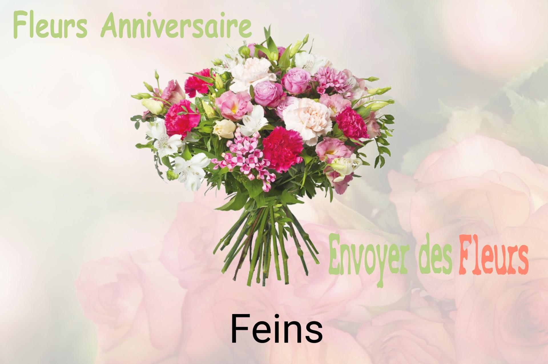 Bouquet de fleurs d’anniversaire livré à Feins